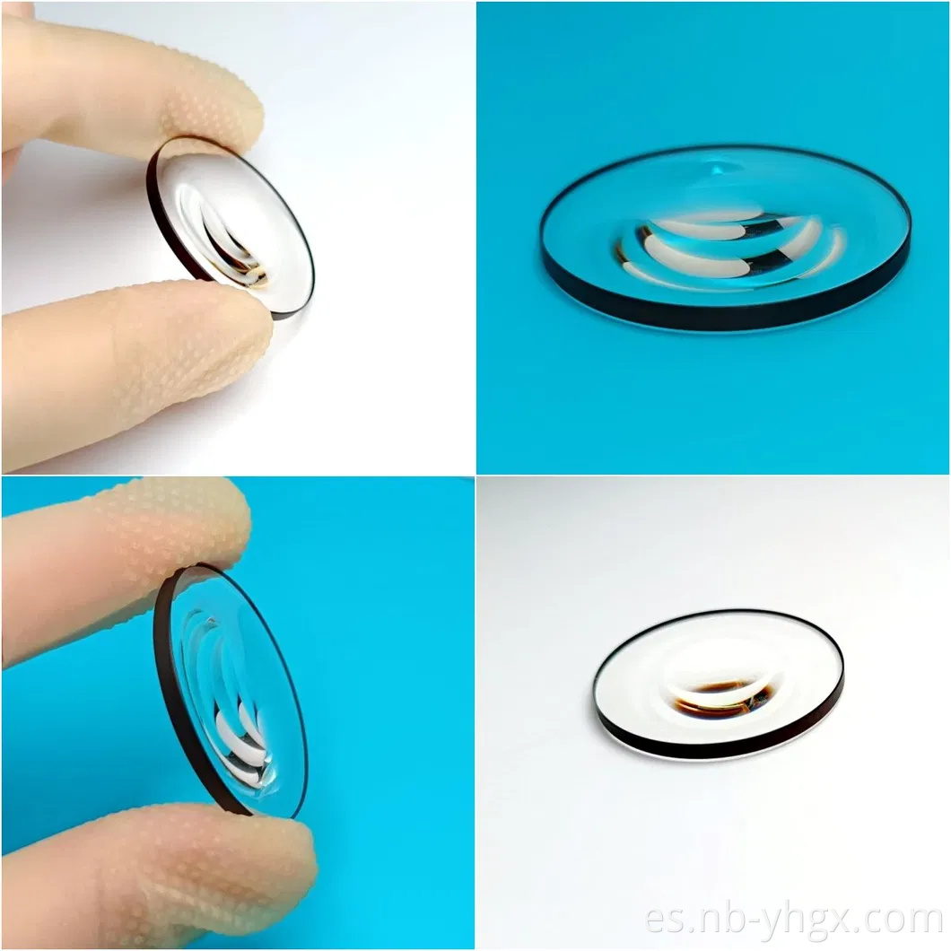 Lente asférica ODM Lente asférica convexa plana de vidrio recubierta de Ar para corte por soldadura con enfoque láser